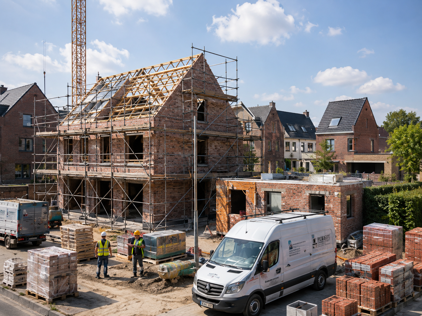 Algemene aannemer bij renovatieproject